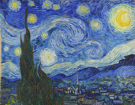Van Gogh - night sky