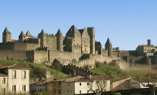 The ramparts of Carcassonne