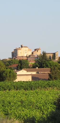Languedoc village in the vineyards