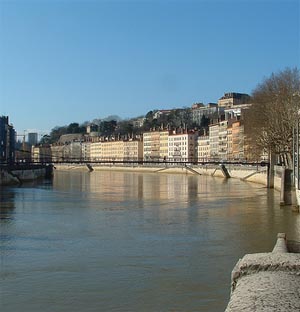 Lyon, beside the Sa�ne