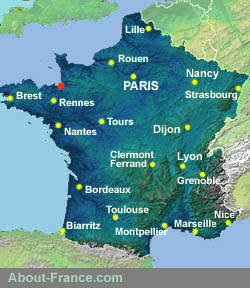 Map Mont Saint Michel