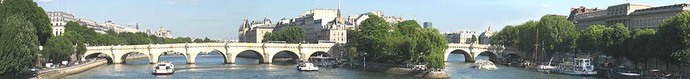 Paris, the Pont Neuf over the Seine