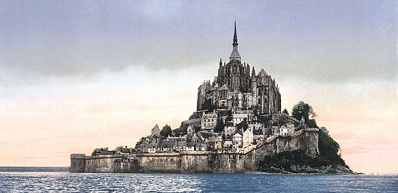 Mont Saint Michel at high tide
