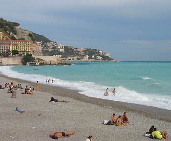 Beach at Nice - Promenade des anglais