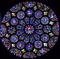 Rose window Chartres
