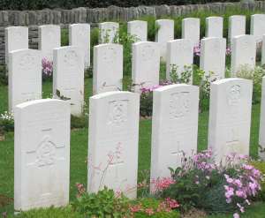 War graves in France
