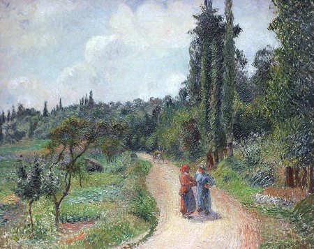 Pissarro - the road to Osny