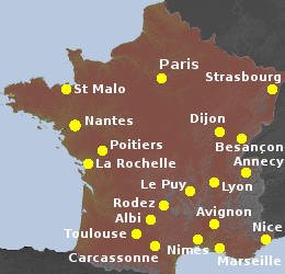 The most interesting cities France