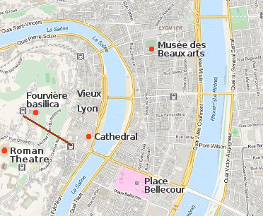 Lyon map