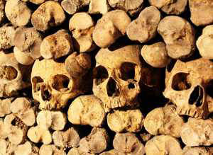 The Paris catacombs