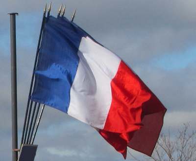 The French Tricolore flag
