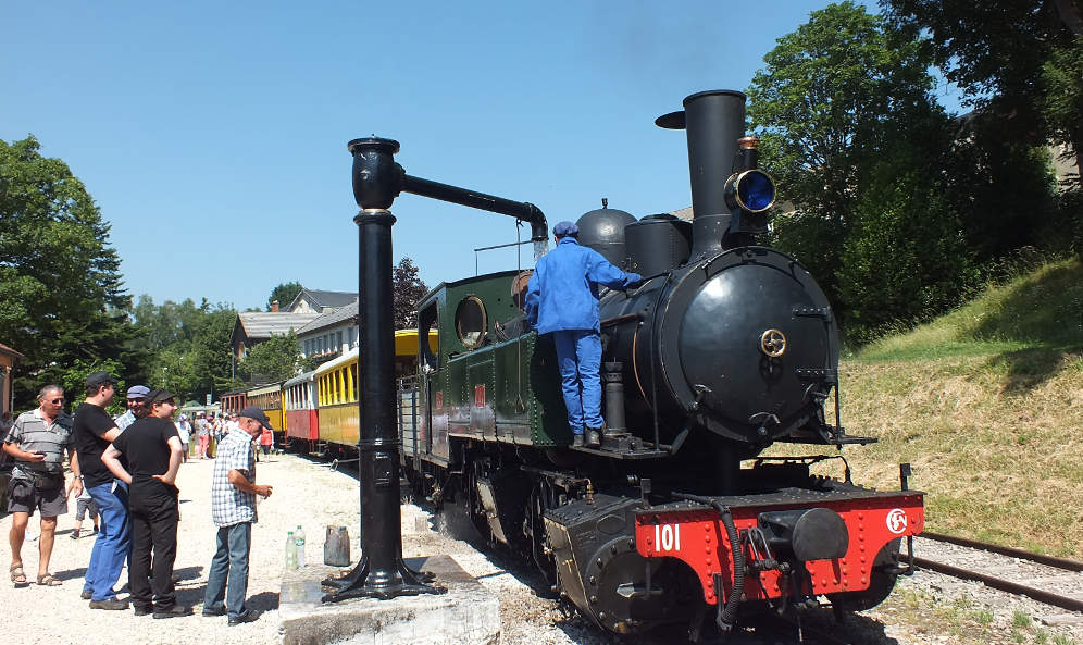 Steam railway in France