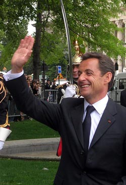 Sarkozy - photo Remi Jouan - licence GNU