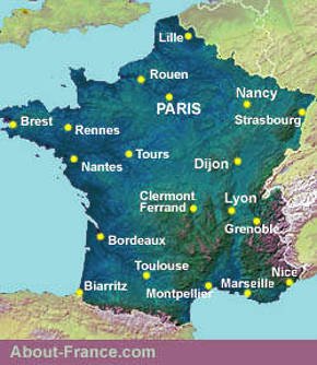 Map of France