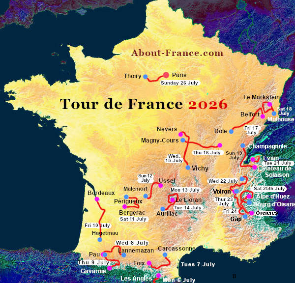 The Tour De France 2026 Map Stages And Local Info