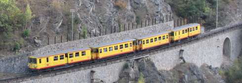 Little yellow train of the Pyrenees
