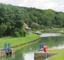 Boating in the Meuse valley
