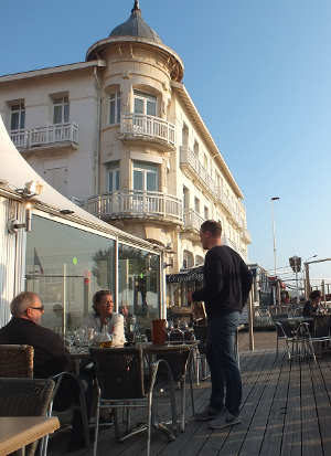 seaside café