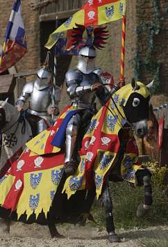 Knights on horseback puydufou