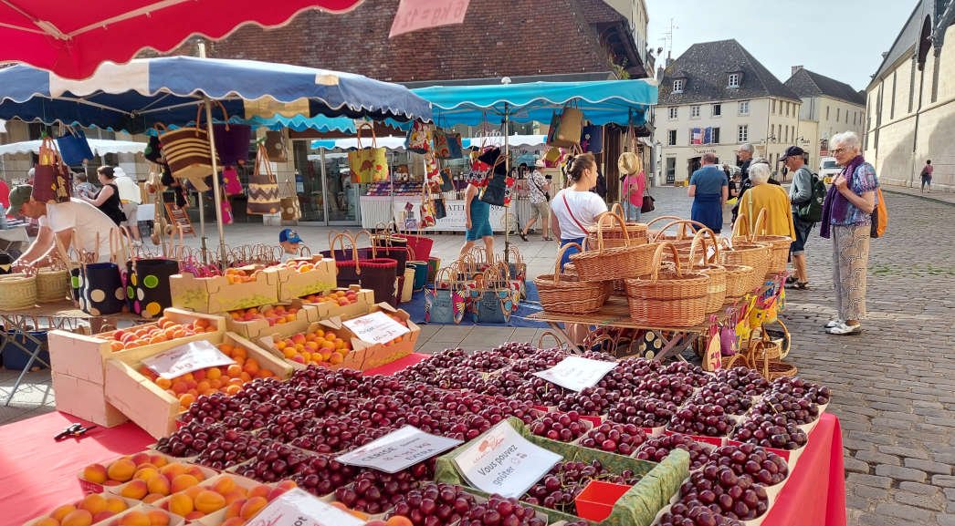 A market in France