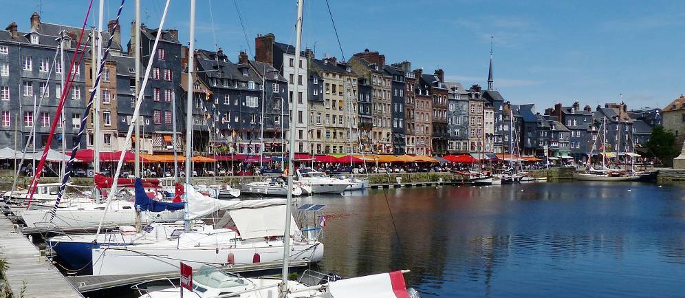 the old harbour at Honfleur
