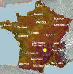 Location of Brioude